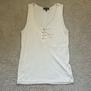 Massimo Dutti size medium beige tank NEW